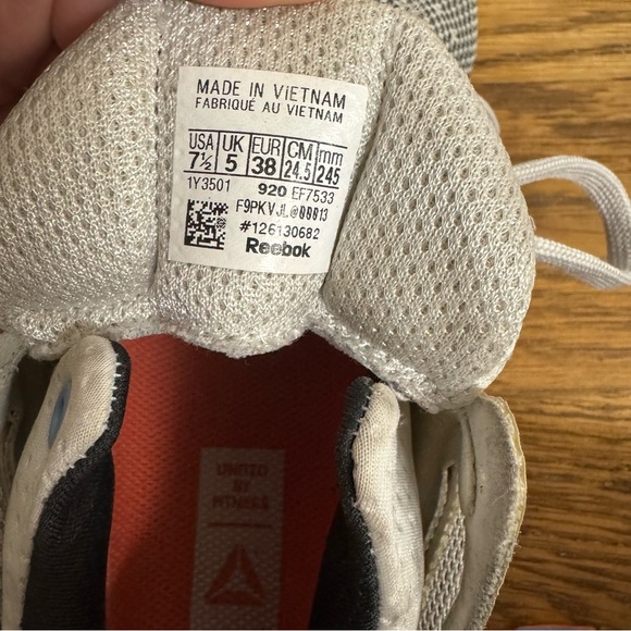 Reebok Womens Nano X EF7533 White Casual Shoes Sneakers Size 7.5 - Picture 8 of 11